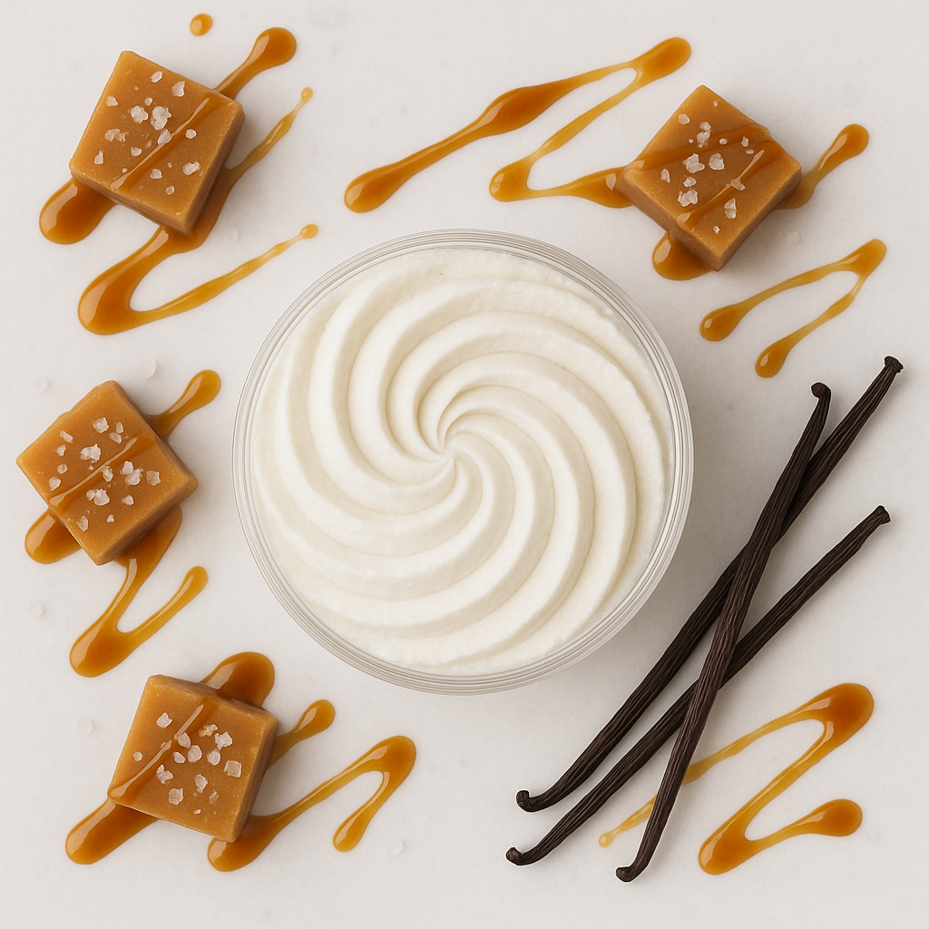 Vanilla salted caramel body scrub