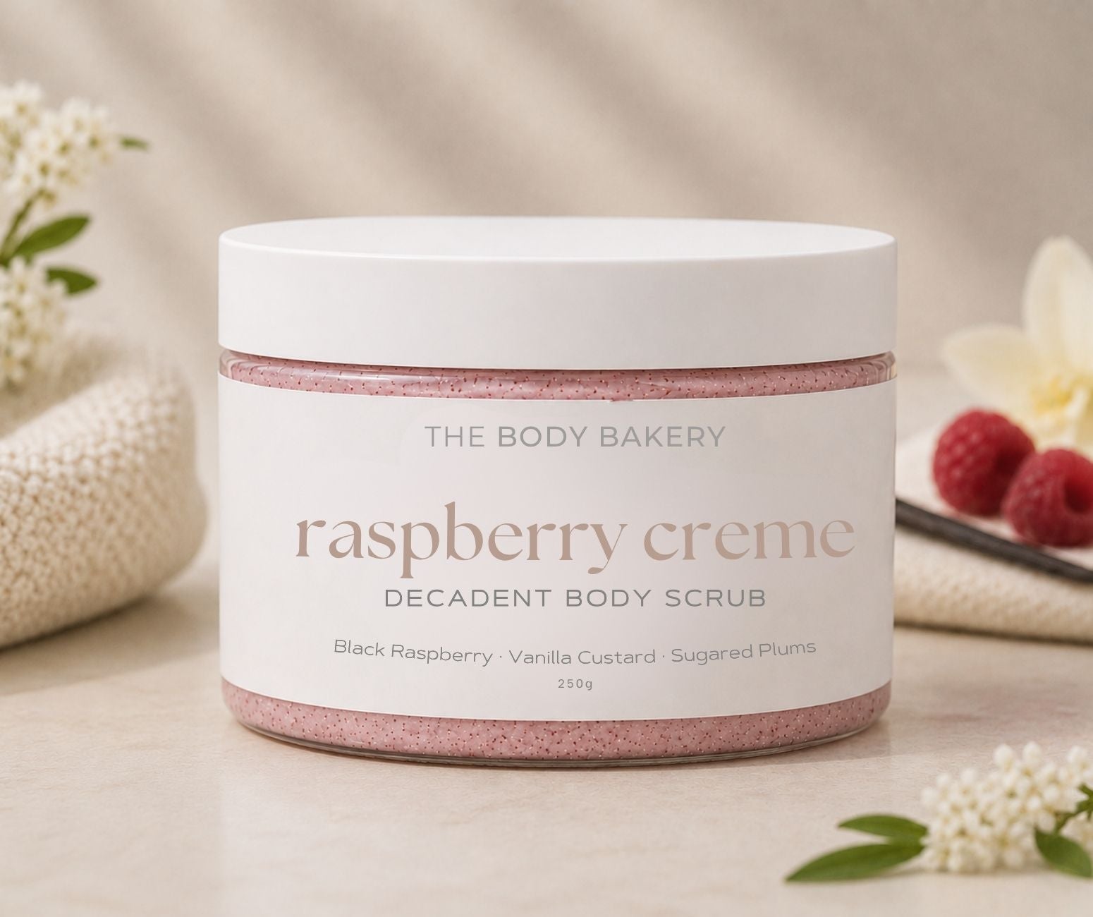 Raspberry Creme │ Decadent Body Scrub